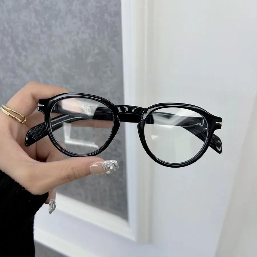 Fashion Luxury Round Eyeglasses Frames Women Men Transparent Clear Brand Designer Optical Casual Frame Oculos