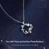 The Little Prince & Rose Women's Luxury Planet Necklace - Niche Qixi Gift for Girlfriend's Birthday