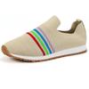Large-size Fly-woven Single Shoes, Casual Flat-soled Sports Shoes, Comfortable and Lightweight, Foreign Trade Lazy One-pedal Single Shoes