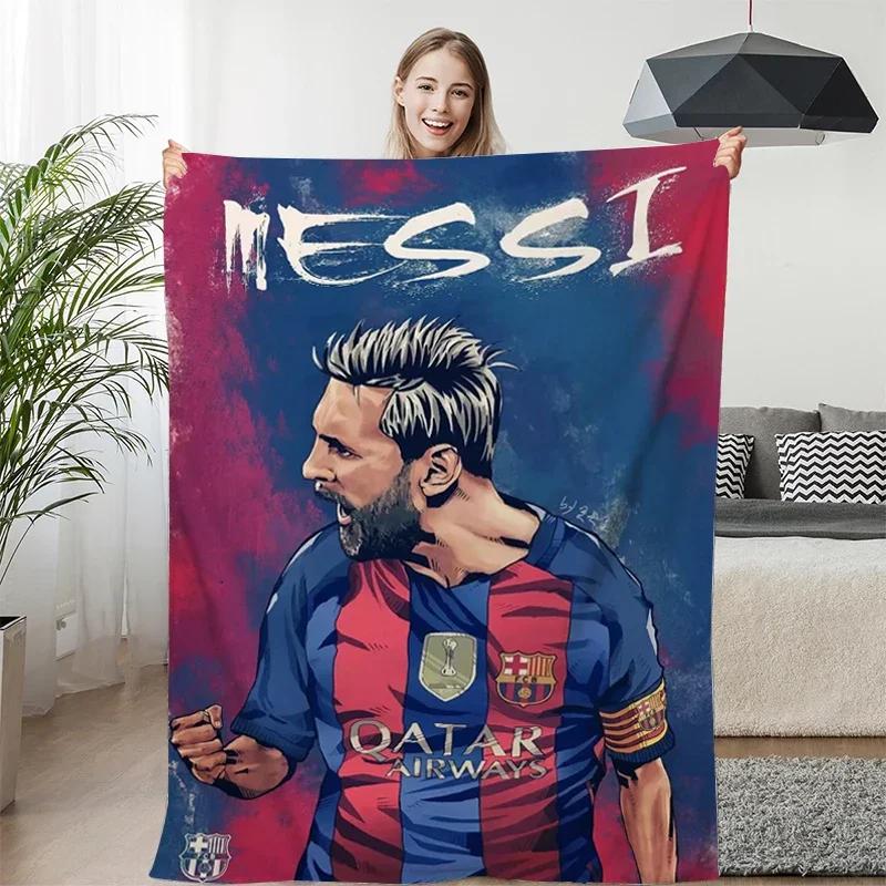 Winterdecke Sofa Messi Digitaldruck King Size Warm Knie Bett Fleece Camping Benutzerdefiniert Flauschig Weich Decken Mikrofaser Bettwäsche
