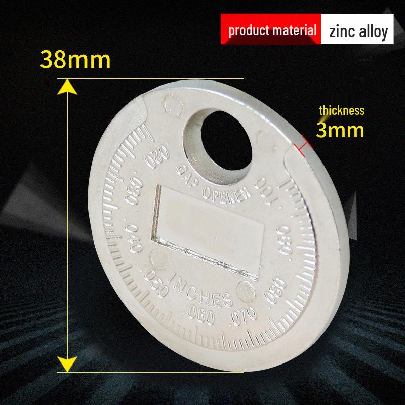 Round Coin Spark Plug Feeler Gauge for Measuring Spark Plug Gaps