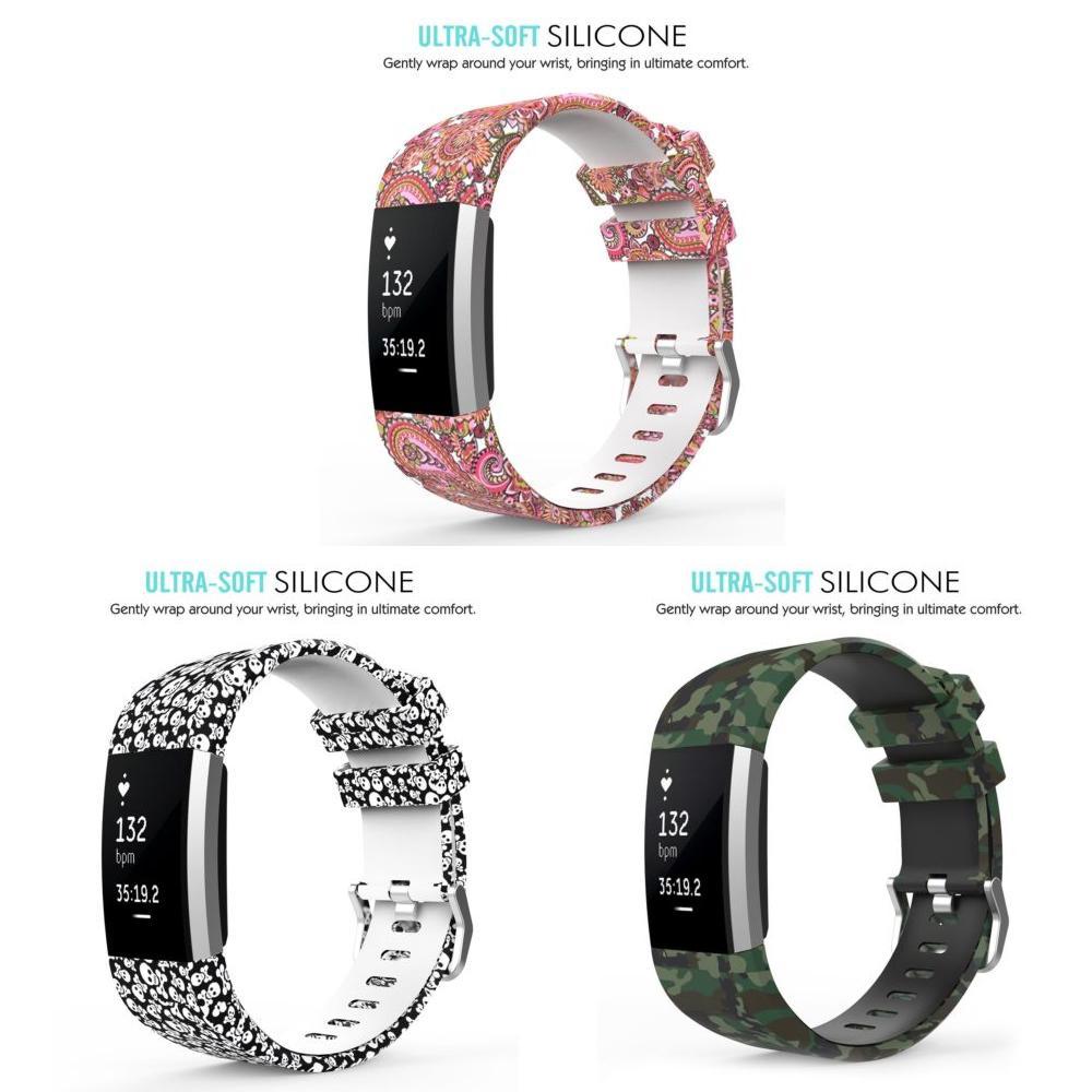 Stylish Silicone Bands For Fitbit Charge 4 And Charge 3 Comfortable And Durable