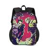 Zaino di JoJo's Bizarre Adventure Resistente alla Moda Cartone Animato Cerniera Grande Capacità Miglior Regalo di Compleanno per Ragazzo e Ragazza