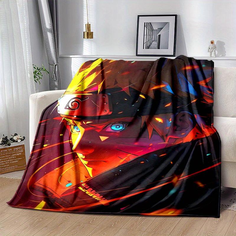 1pc Uzumaki Naruto Blanket Soft Warm Bedding Throw for Room Decor, Living Room, Travel .D104