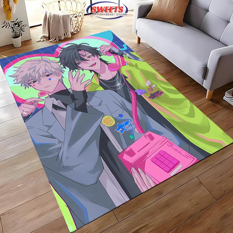 Bilibili Link Click Carpet New Release! Anti-slip Sound Insulation,Rug for Living Room Bedroom, Bedside Office Areas,Durable Mat