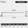 Oukali Modern Fashion Furniture Cabinet Handle Wardrobe Kitchen Matt Black Zinc Alloy Drawer 320mm Handles