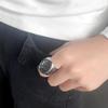 Viking Thor's Hammer Stainless Steel Punk Runic Ring for Men