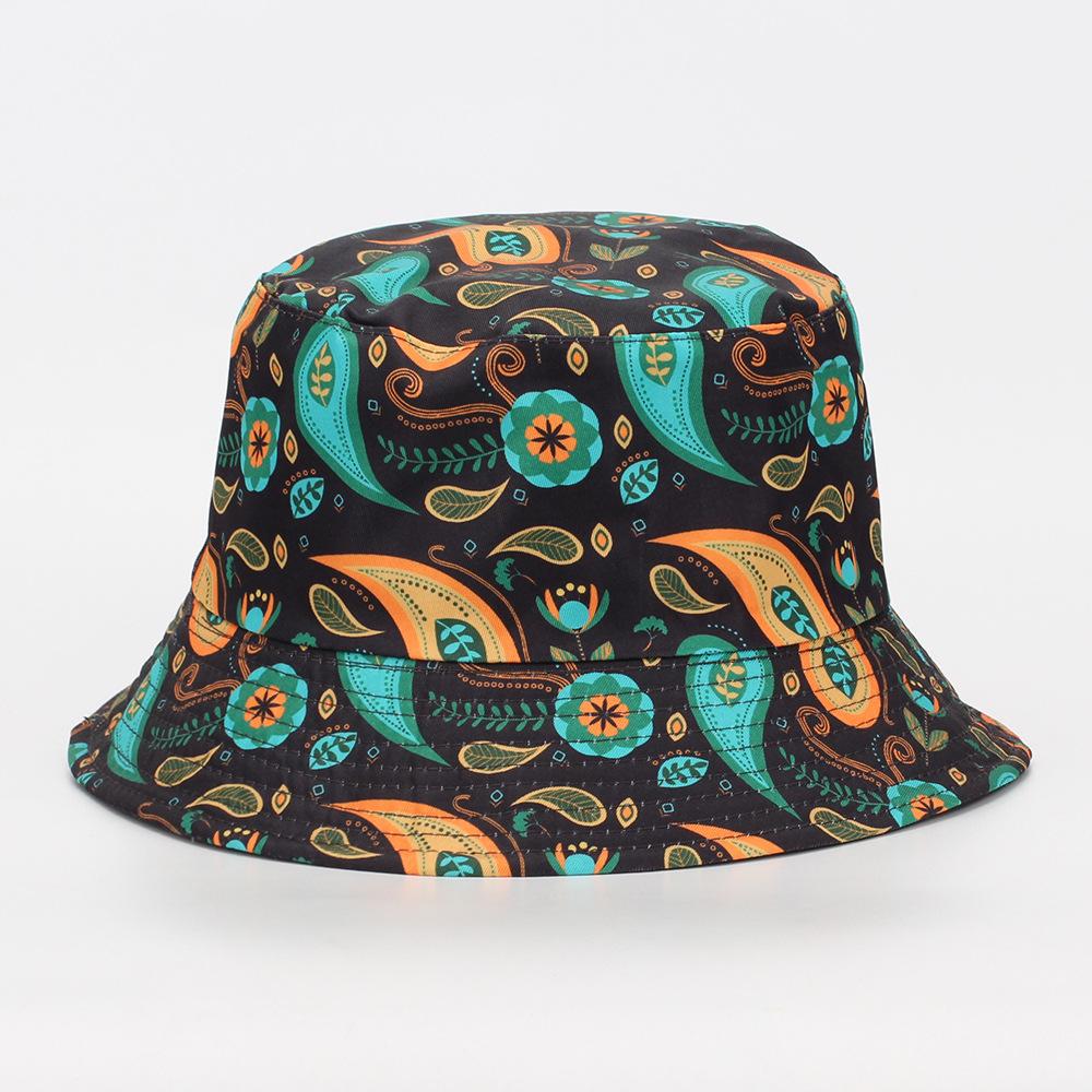 New leopard print fishing hat, casual sun protection cap, unique sun protection bucket hat, fashionable and versatile hat