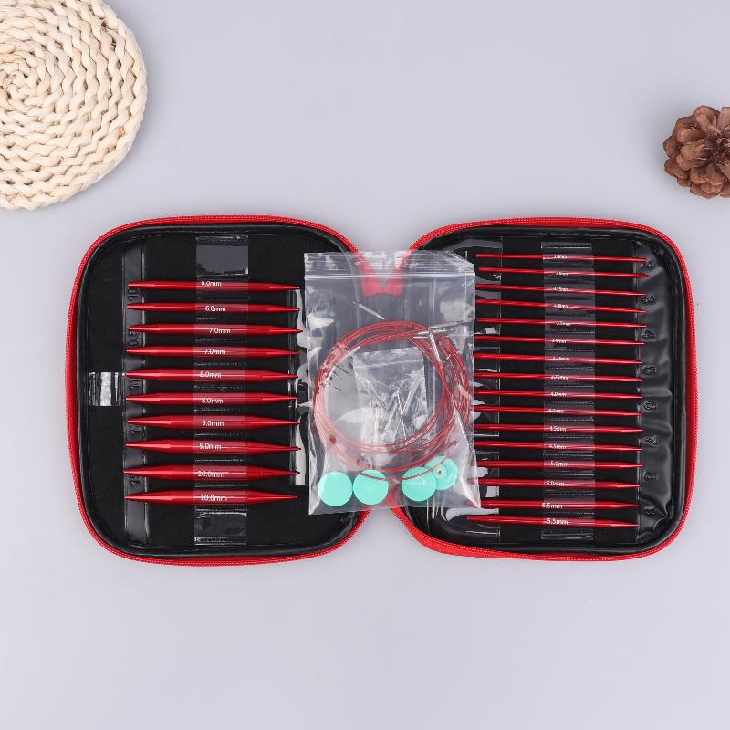 Detachable Circular Interchangeable Knitting Needles Crochet Kit Multifunctional Crochet Hooks Set For DIY Handmade Crafts