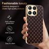 Leather Phone Case for Motorola Moto Edge 50 Fusion Edge 60 PRO 60 Neo G96 G86 Retro Grid Pattern Gold Plating Frame Hard Cover