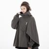 Herbst 2026 Trend: Unisex Umhang-Sweatshirt mit hohem Kragen - Lockerer, lässiger Kapuzenpullover