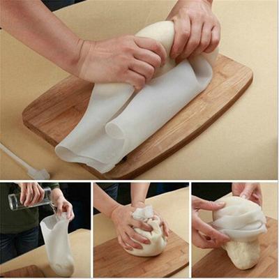 New 1Pcs Kneading Dough Bag Kneading Dough Mixer Bag Fell Face Bag Silicone