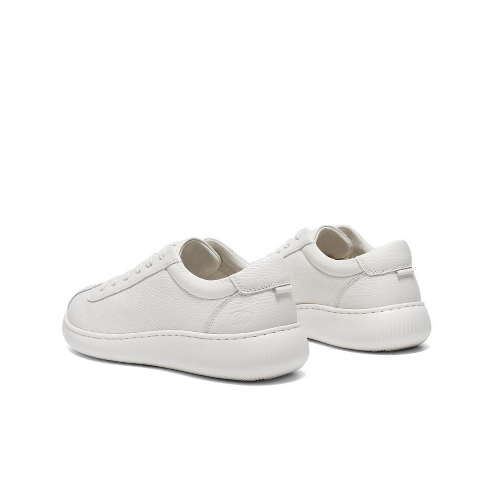 Belle Fashion Casual White Shoes Men's Leather Training Shoes