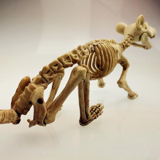 Ornament de schelet de șoarece de Halloween înfiorător, realist, os de schelet de animale pentru decorare festivă de petrecere