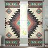 Bohemian Neutral Tribe Wood Texture Window Tulle Curtains for Living Room Bedroom Hotel Luxury Decoration Sheer Curtains