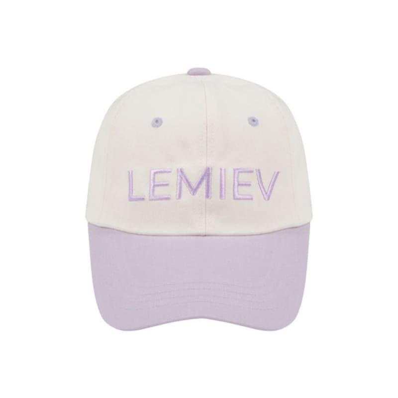 OUU LEMIEV Mix Logo Ball Cap Purple