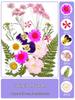 Handmade Transparent Bottle Embossing Film for Spring Plant Specimen Bookmarks