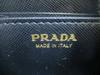 Authentic PRADA Saffiano Metal Black Leather Coin Case Purse #b148  Open box