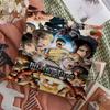 A-Attack On Titan Cushion Cover Car Throw Pillow Case For Sofa Car Christmas Gift 40X40Cm 45X45Cm