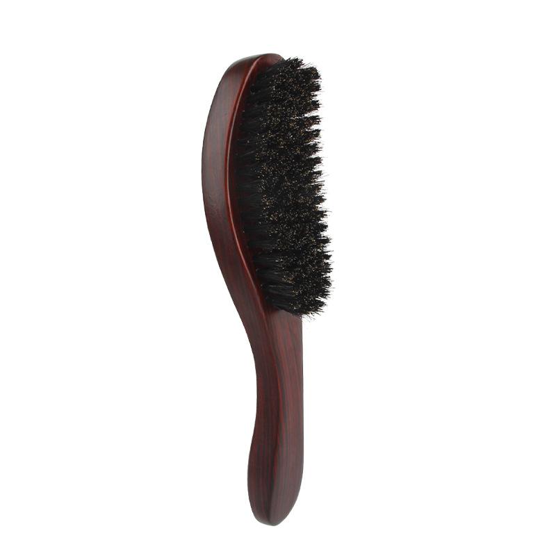 

1 Pcs Comb Men Black Styling Comb Beard Hair Brushes Beech Texture Massage Waves Anti-Knots Barber Hair Accessories Hair Care