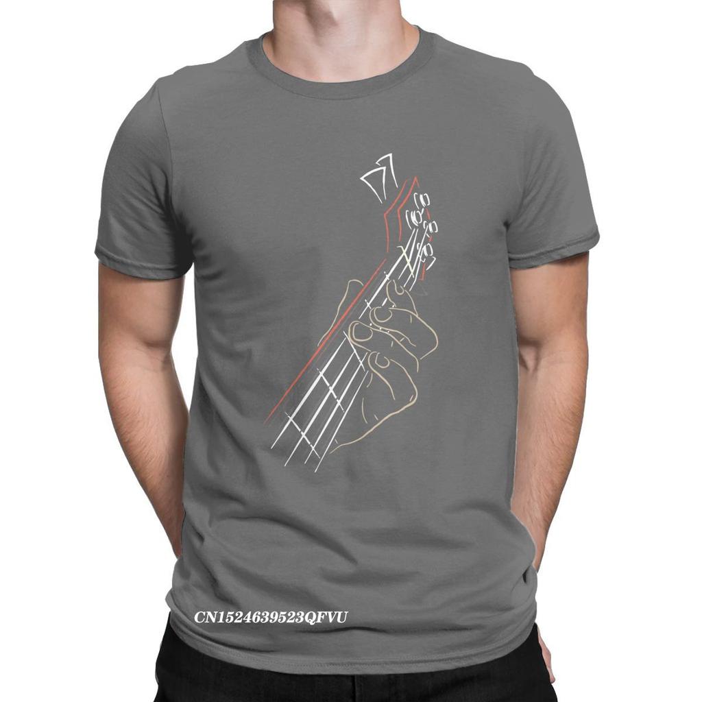 Humorous Active Bass Guitar Rock Music Men Tops T Shirts Casual Tee Shirt Harajuku Tee Shirt Premium Cotton Graphic Printed Tops