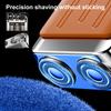 Men Electric Shaver IPX7 Waterproof Mini Pocket Size Shaver USB Rechargeable Cordless Rotary Shaver High-Speed Motor LED Display Portable Shaver