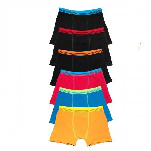 Keanu Boys Striped Boxer Shorts (Pack of 6)