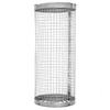 Rolling Barbecue Basket Open Grid Stainless Steel Wire Mesh Cylinder Grill Basket for Fish