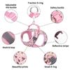 Durable Large Dog Harness for Small Dogs No Pull Adjustable and Breathable Puppies Flower Vest