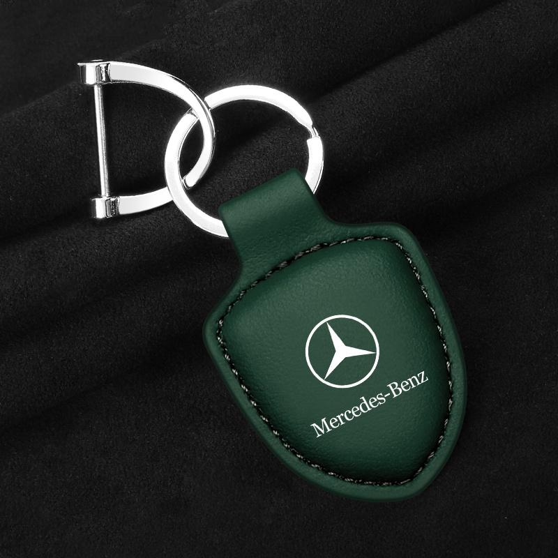 NSY2 PU Leather Car Key Keychain Anti-lost For Mercedes Benz A C E S Class Series GLK CLA GLA GLC GLE CLS SLK AMG Series Accessories