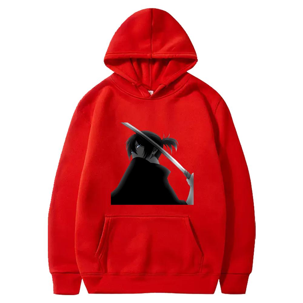 

YATO Noragami Manga Hoodie Casual Comfortable Sweatshirt Men Women Clothing Long Sleeve Fleece Soft Hooded Harajuku Streetwear 4XL червоний