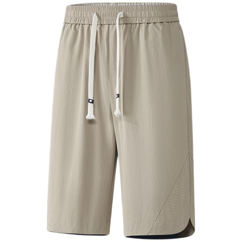 ROMON Men s Thin Athletic Capri Shorts M