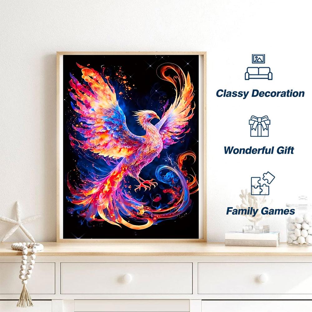 Colorful Bird Wooden Puzzle for Jigsaw Lover, Uniquely Stress Relieves Toys, Christmas Birthday Gift Home Decor Family Game