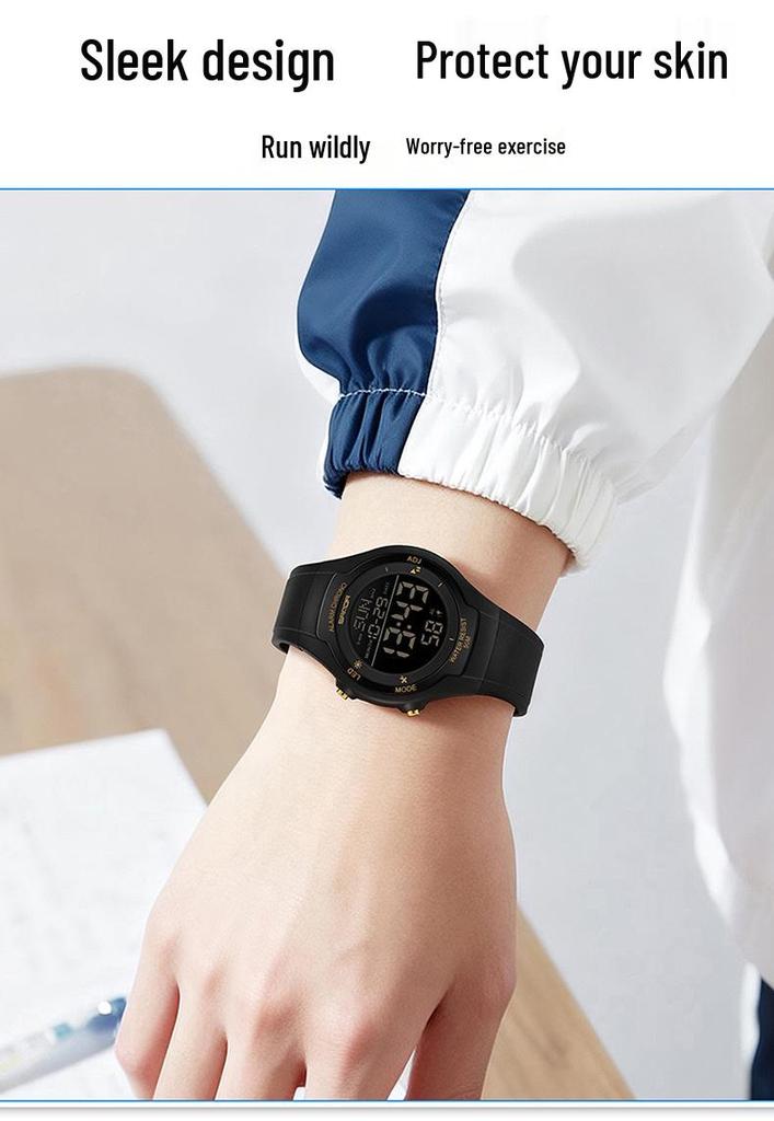 Sanda Waterproof Multifunctional Sports Watch for Teenagers and Students