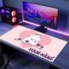 Custom Name,Moomin Mouse Pad, Large Gaming Desk Mat, Non-slip XXL Mousepad for Laptop & Tablet, Mini PC Playmat with Stitched Edges