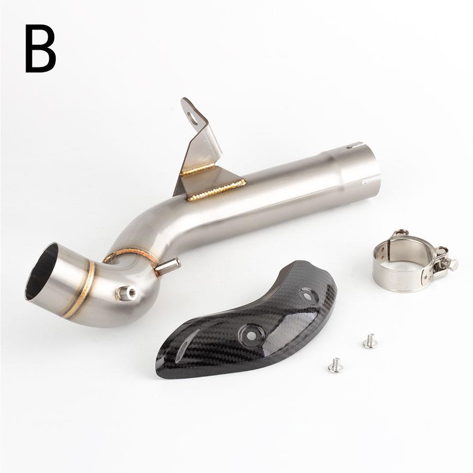 Motorcycle Exhaust Stainless Steel Link Pipe For BMW F750GS F850GS F 850 GS 2018-2022 F850GS Exhaust F850 Muffler