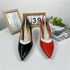 Fashion Women Shoes 2025 Spring Pumps High Heels Pointed Toe All-Match Latest Sandals Ladies Spikes Fine Branded Slimming New African Fa