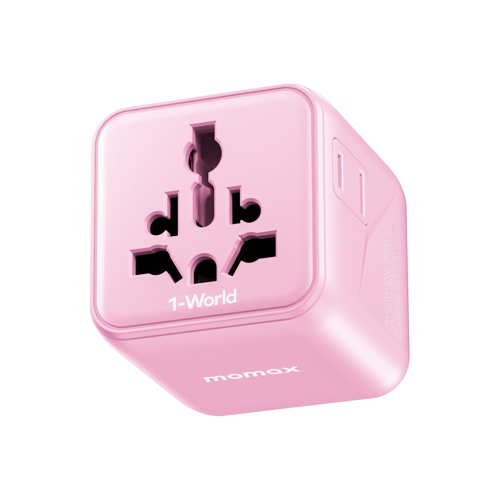 

[Ultra Mini] MOMAX Conversion Plug, International Outlet, 2 AC Outlets, Compact, Travel Converter, Converter Adapter, Outlet Converter, Power