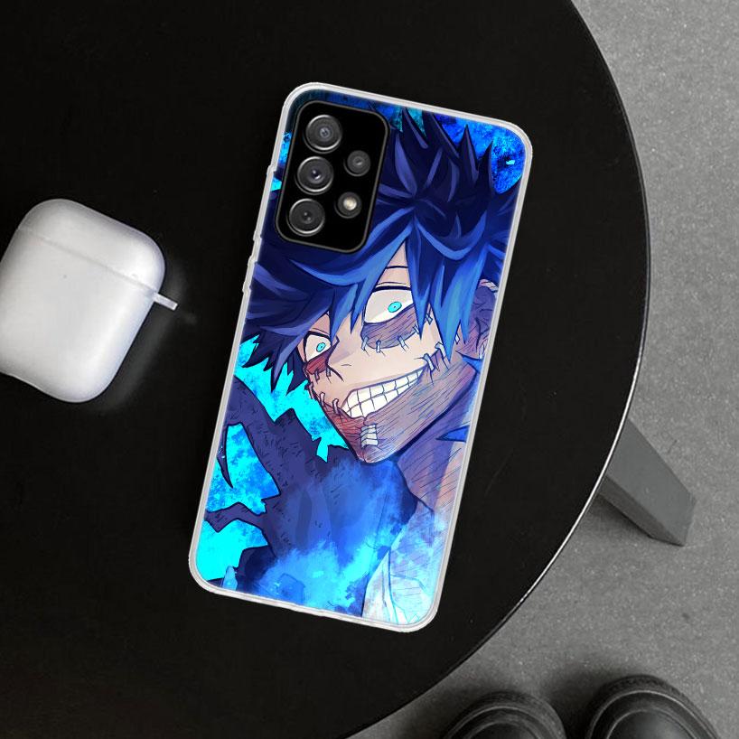 MHA Dabi Bnha Phone Case Cover for Samsung Galaxy A12 A22 A32 A52 A72 A02S A51 A50S A31 A20S A10S Note 20 Ultra 10 Plus Galaxy A