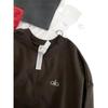 Frühling 2025 Brieflogo Locker geschnittener Frottee-Hoodie - Rundhalsausschnitt, Langarm, Einfarbig, Vielseitiges Unisex-Design