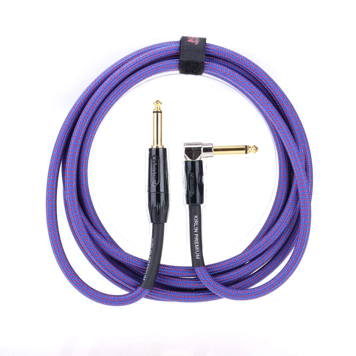 

Kirlin 3m Shape Plus Instrument Purple Straight-to-L Noise-Free Guitar/Bass Cable, фиолетовый