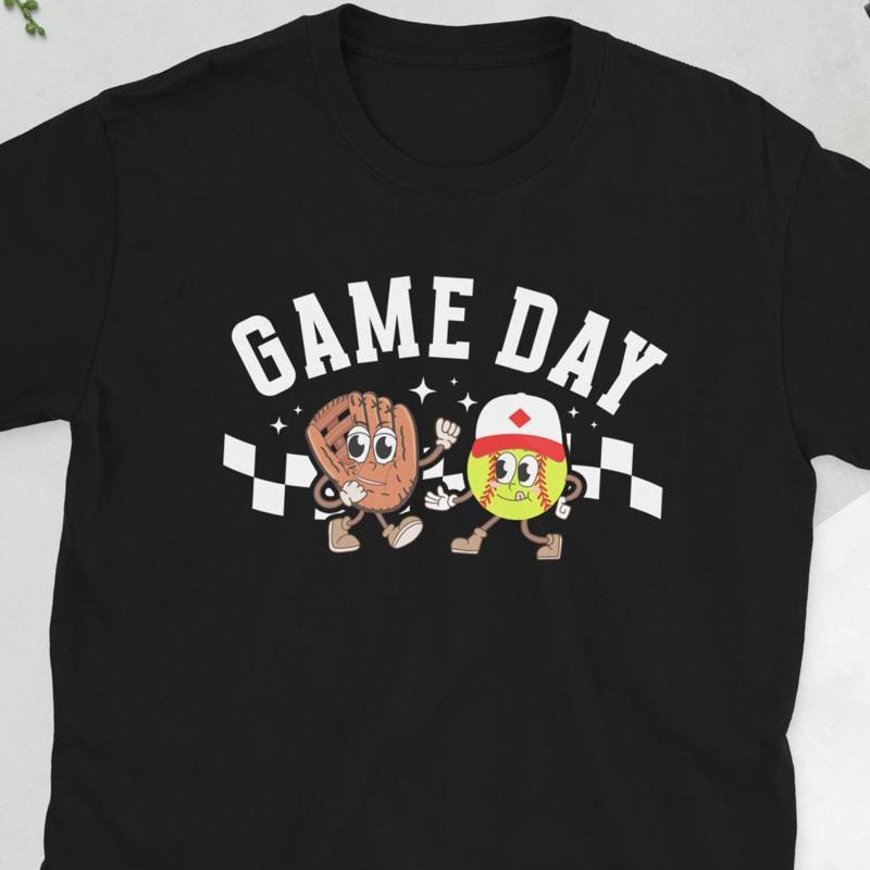 Softball Game Day Fan T Shirt