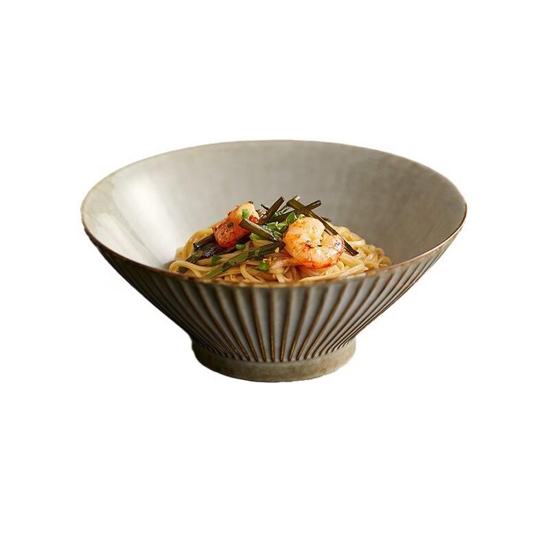 ZISIZ Japanese Style Ceramic Ramen Bowl