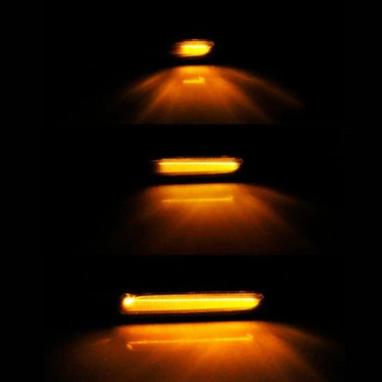 Flowing LED Side Marker Amber For Light BMW E82 E87 E88 E90 E91 E92 E93 E60 E61