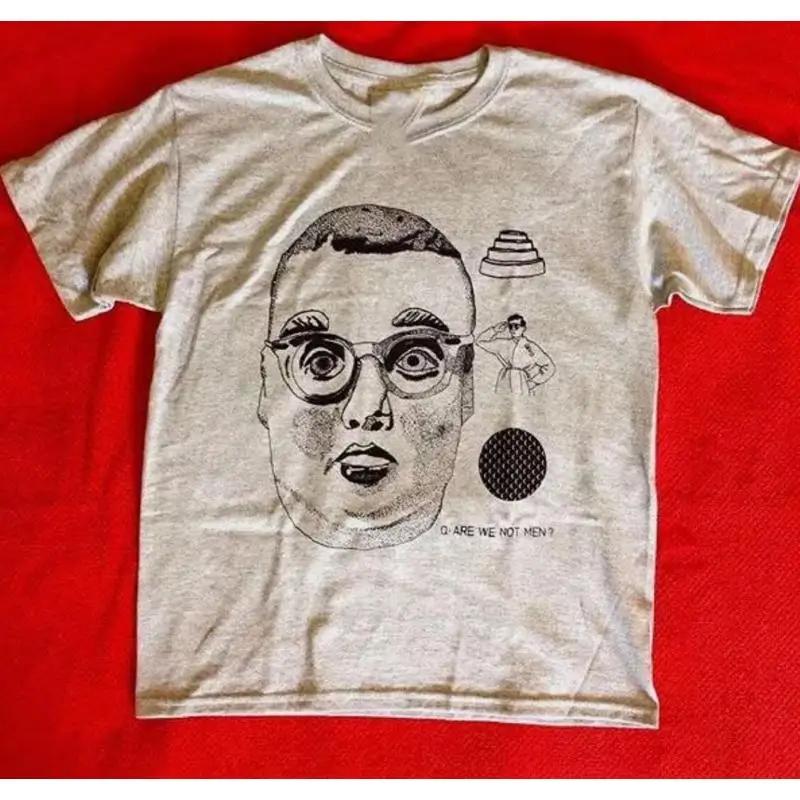 Devo Band Are we not men Booji Boy T Shirt Classic Sport Gray