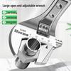 Universal Adjustable Open-End Plumbing Wrench Set - Multifunctional Large Opening Pipe Wrench