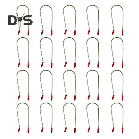 20Pcs Hot Roller Clips Hot Curler U-shaped Clip Replacement Kit Heated Roller Securing Pins Fits All Sized Rollers Curlers
