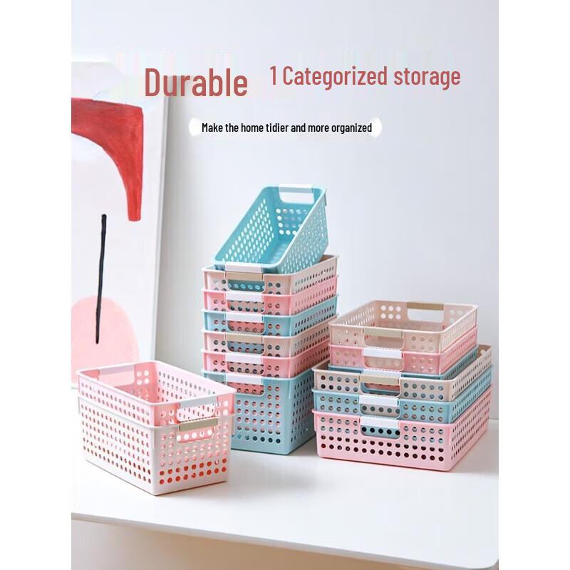 Plastic Storage Basket Organizer
