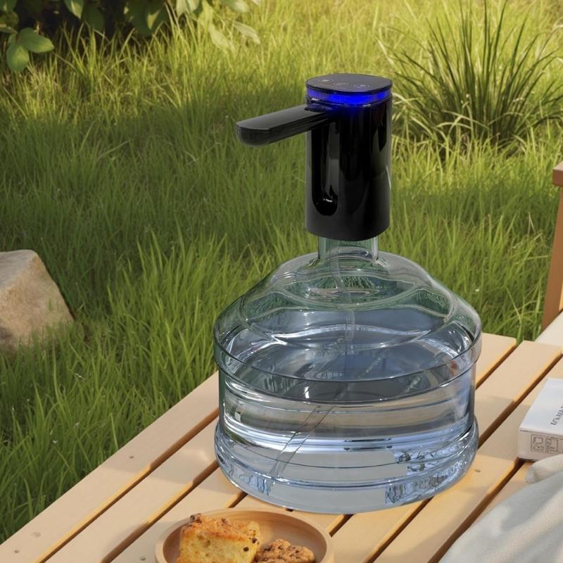 Wiederaufladbare USB-Wasserpumpe für einfache Bedienung durch Berührung, 1200mAh, faltbarer Wasserspender für den Heim- und Küchengebrauch