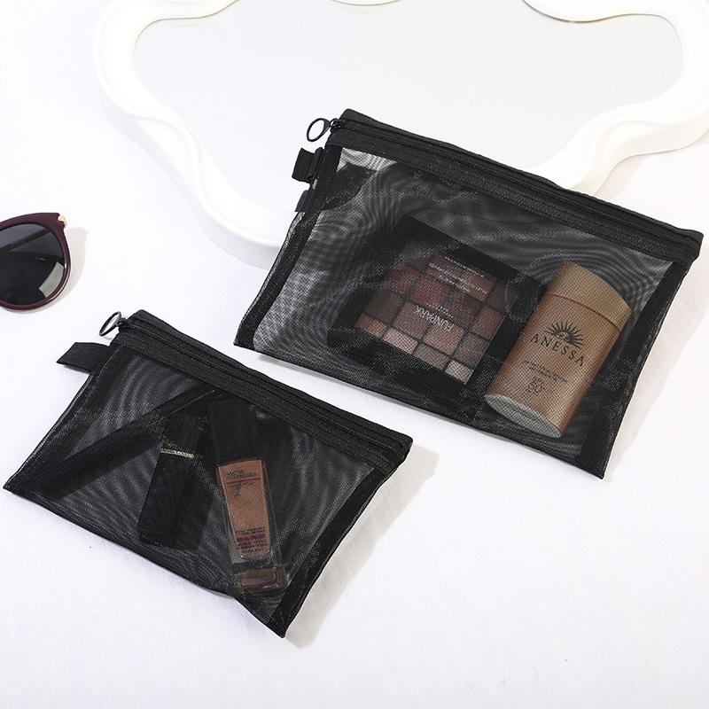 Cestovní úložná taška s velkou kapacitou na kabely, rtěnku, make-up a brýle s automatickým uzavíráním